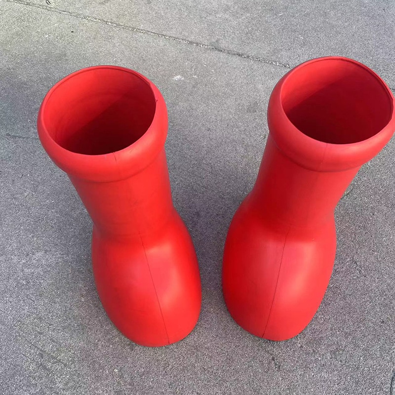 boots Anime Astro Boy the same style big red Shoes Trend Style