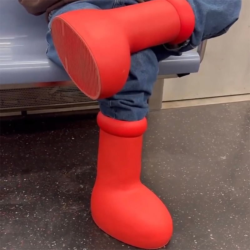 boots Anime Astro Boy the same style big red Shoes Trend Style