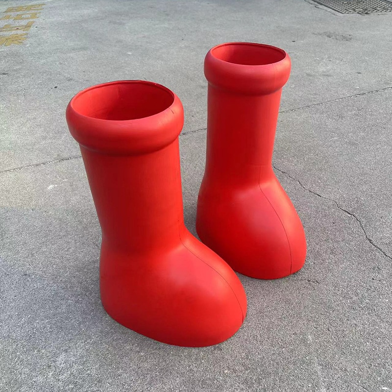 boots Anime Astro Boy the same style big red Shoes Trend Style