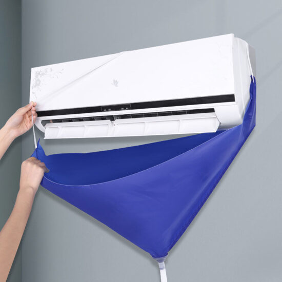 Cover Set Air Conditioner Cleaning Waterproof Wall-mounted Split Air Conditioner with Drain Cleaning Set Tools - Image 2