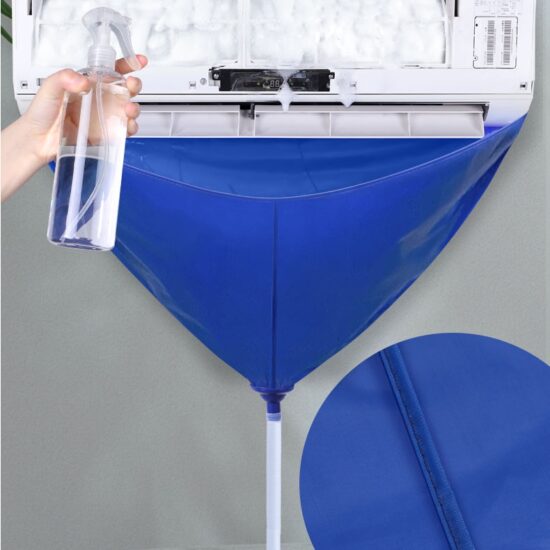 Cover Set Air Conditioner Cleaning Waterproof Wall-mounted Split Air Conditioner with Drain Cleaning Set Tools - Image 4