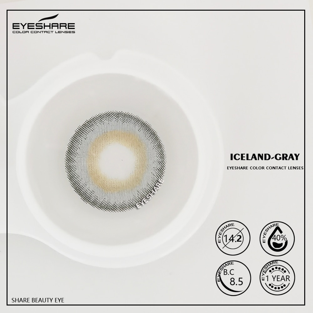 Colored Contact Lenses Natural Look Gray Eye Lenses Brown Contact Blue Lenses 1-pair Green Eye Lenses