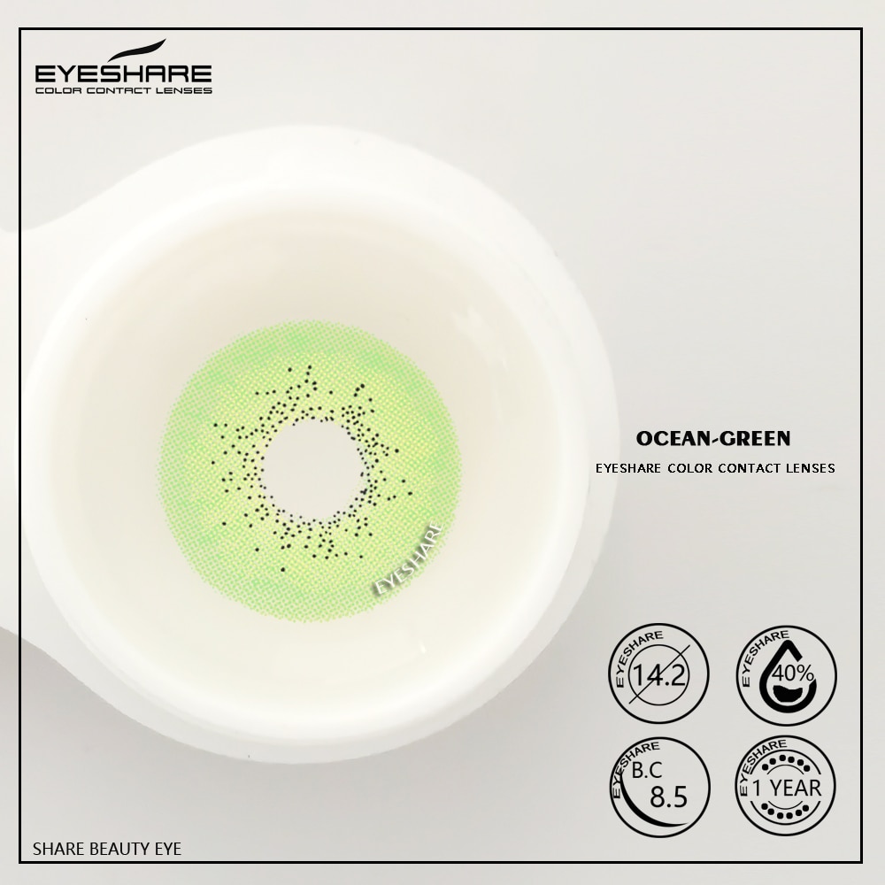 Colored Contact Lenses Natural Look Gray Eye Lenses Brown Contact Blue Lenses 1-pair Green Eye Lenses