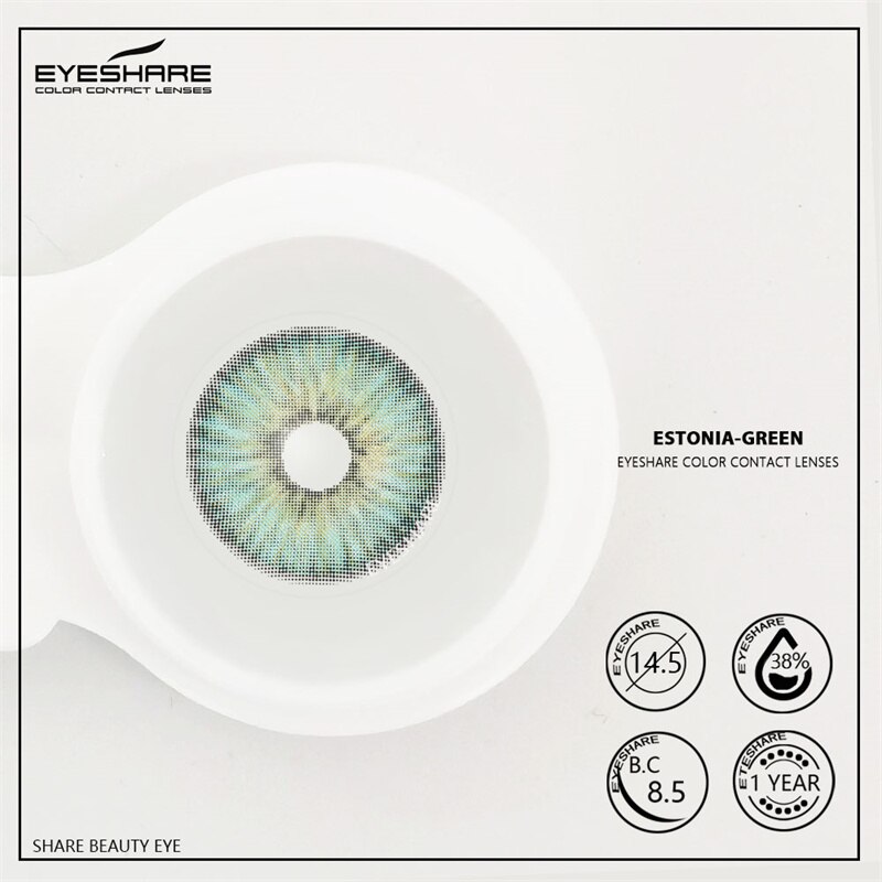 Colored Contact Lenses Natural Look Gray Eye Lenses Brown Contact Blue Lenses 1-pair Green Eye Lenses
