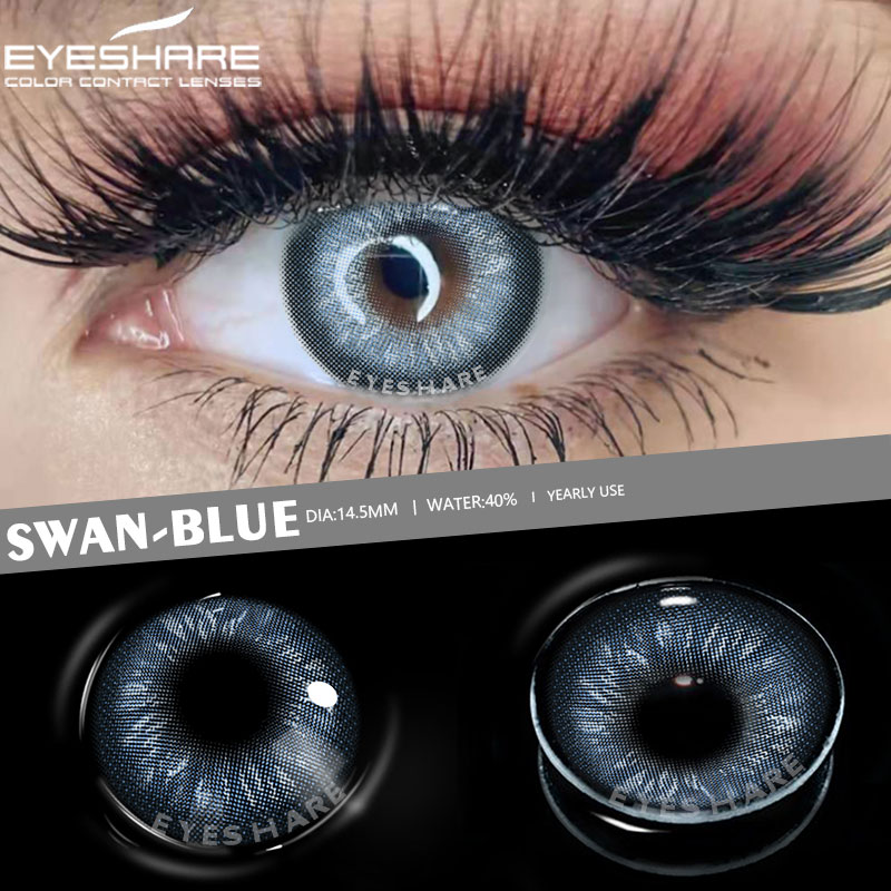 Colored Contact Lenses Natural Look Gray Eye Lenses Brown Contact Blue Lenses 1-pair Green Eye Lenses