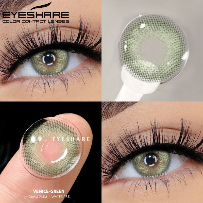 Colored Contact Lenses Natural Look Gray Eye Lenses Brown Contact Blue Lenses 1-pair Green Eye Lenses