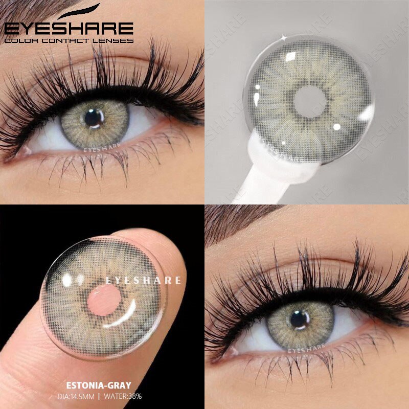 Colored Contact Lenses Natural Look Gray Eye Lenses Brown Contact Blue Lenses 1-pair Green Eye Lenses