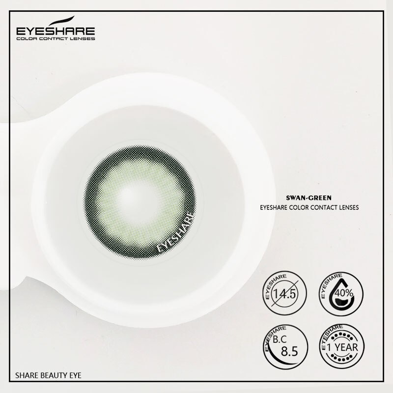 Colored Contact Lenses Natural Look Gray Eye Lenses Brown Contact Blue Lenses 1-pair Green Eye Lenses