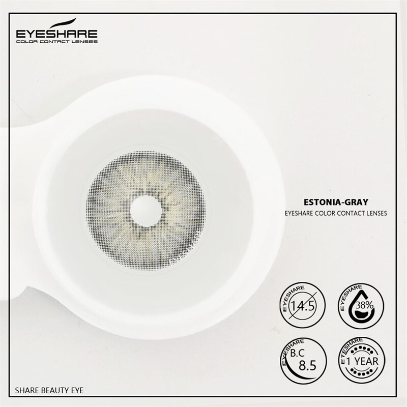 Colored Contact Lenses Natural Look Gray Eye Lenses Brown Contact Blue Lenses 1-pair Green Eye Lenses