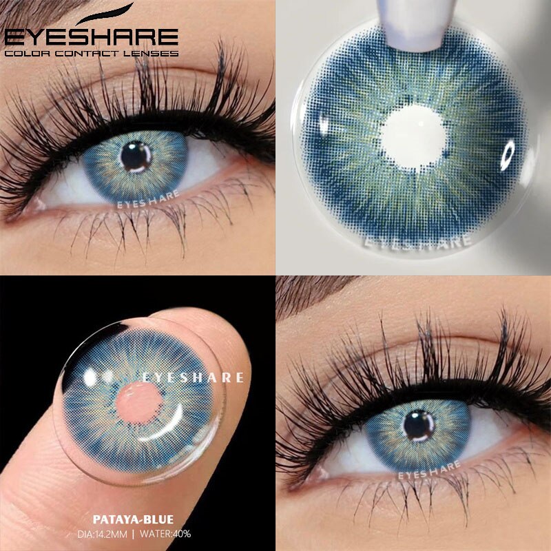 Colored Contact Lenses Natural Look Gray Eye Lenses Brown Contact Blue Lenses 1-pair Green Eye Lenses