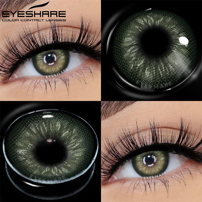 Colored Contact Lenses Natural Look Gray Eye Lenses Brown Contact Blue Lenses 1-pair Green Eye Lenses
