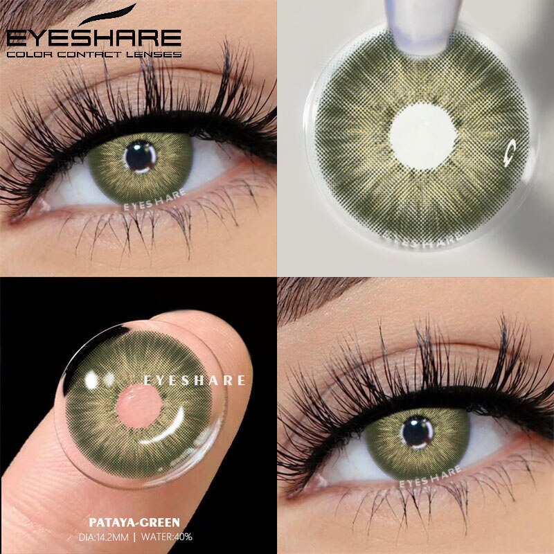 Colored Contact Lenses Natural Look Gray Eye Lenses Brown Contact Blue Lenses 1-pair Green Eye Lenses