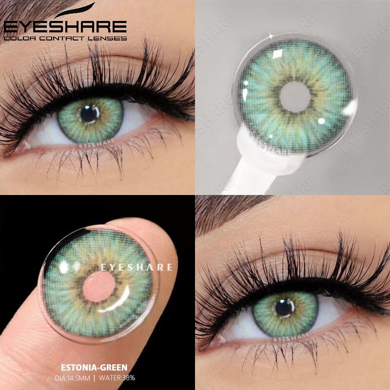 Colored Contact Lenses Natural Look Gray Eye Lenses Brown Contact Blue Lenses 1-pair Green Eye Lenses