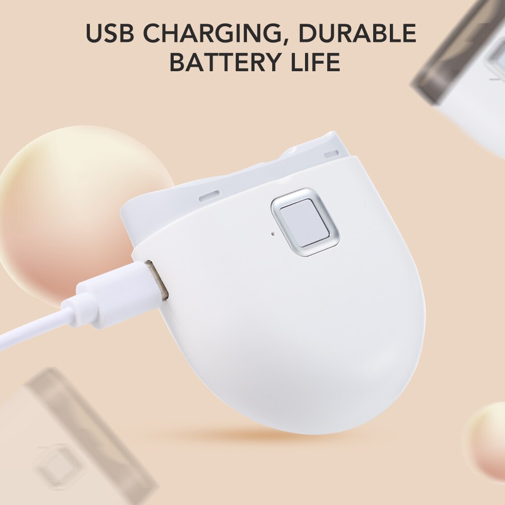 Electric Nail Clipper With Auxiliary Lighting Automatic Nail Grinder for Children and Adult Portable Mini Manicure Tools