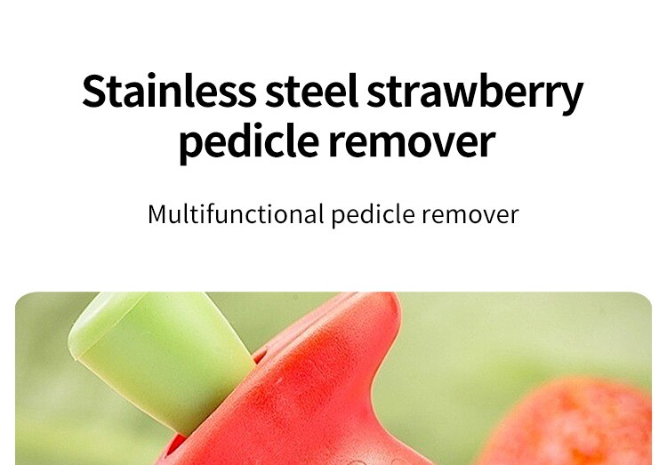Strawberry Stem Remover Tomato Stem Pineapple Hole Seed Remover Vegetable Cutter Kitchen Gadget 1pc