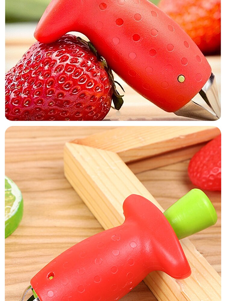 Strawberry Stem Remover Tomato Stem Pineapple Hole Seed Remover Vegetable Cutter Kitchen Gadget 1pc