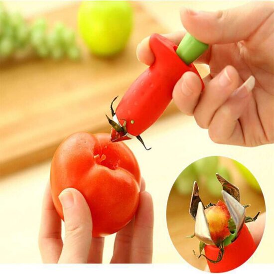 Strawberry Stem Remover Tomato Stem Pineapple Hole Seed Remover Vegetable Cutter Kitchen Gadget 1pc - Image 3