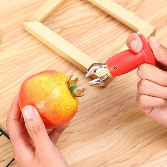 Strawberry Stem Remover Tomato Stem Pineapple Hole Seed Remover Vegetable Cutter Kitchen Gadget 1pc - Image 4