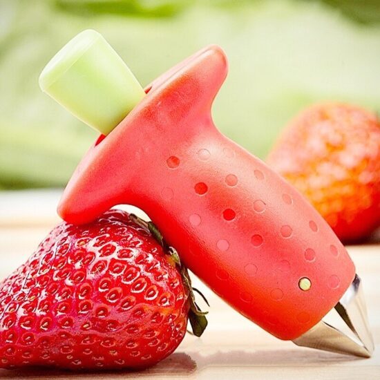 Strawberry Stem Remover Tomato Stem Pineapple Hole Seed Remover Vegetable Cutter Kitchen Gadget 1pc