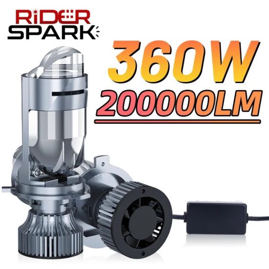 Headlight Bulb Kit Conversion High Beam Low Beam 200000LM 6000K With Turbo Fan Car Light Lamps - Image 2