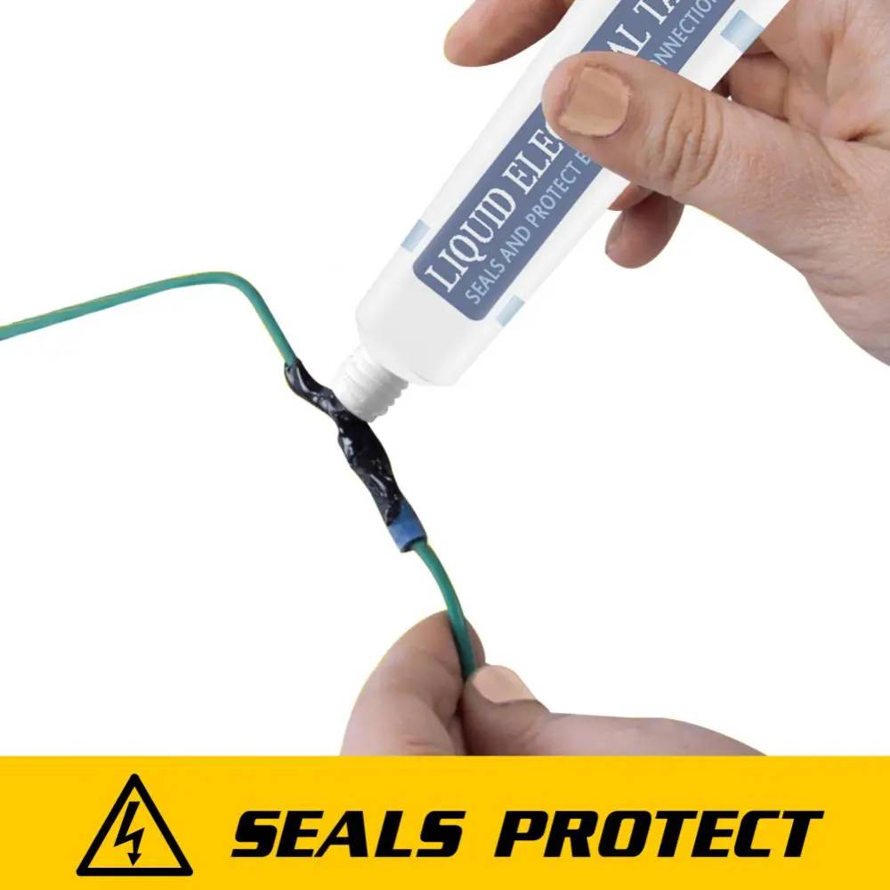 Insulation Glue Liquid Insulating Tape RepairGlue ElectricalWire Cable Coat Fix Line Glue Waterproof High Temperature Resistance