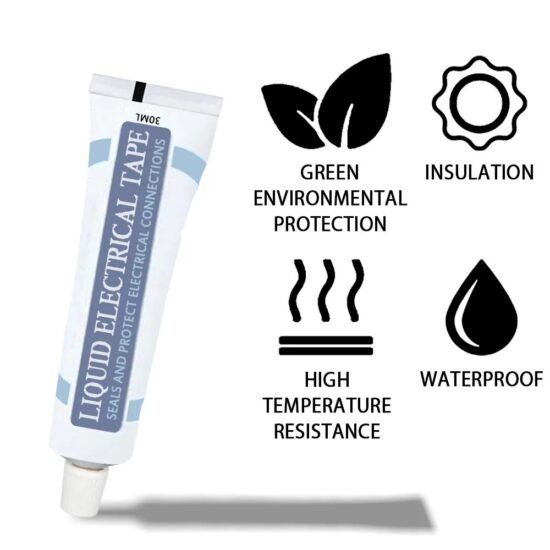 Insulation Glue Liquid Insulating Tape RepairGlue ElectricalWire Cable Coat Fix Line Glue Waterproof High Temperature Resistance - Image 5