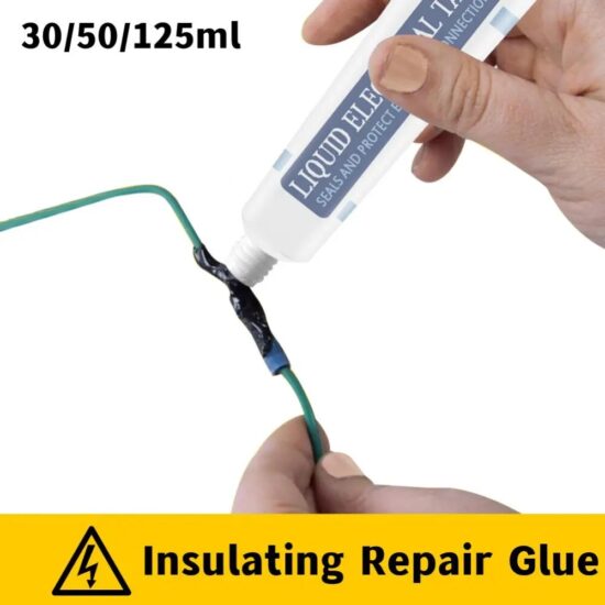 Insulation Glue Liquid Insulating Tape RepairGlue ElectricalWire Cable Coat Fix Line Glue Waterproof High Temperature Resistance