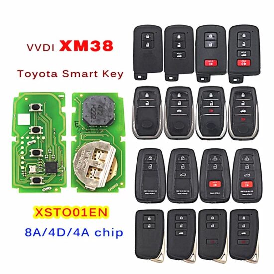Smart Key Proximity Remote Key 8A 4D 4A Chip for Toyota Lexus Updated Version of VVDI XM Key Shell