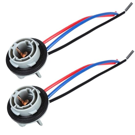 Brake Light Car Bulb Socket Lamp Holder 2pcs P21/5W Adapter Base Connector Accessories