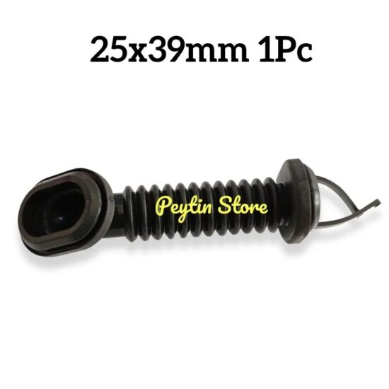 Tube Black Rubber Tube Car For Wire Harness Door Tube Dust-proof Threading Protection 1Pcs - Image 3
