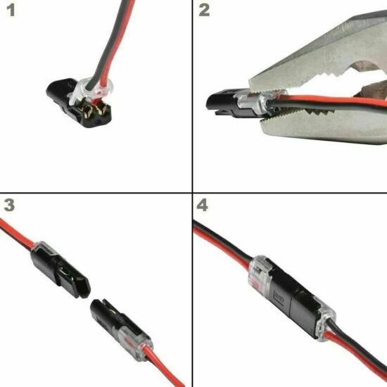 Electrical Connector Wire Cable 2Pin Way Plug Car Waterproof 10/20/30/50pcs - Image 5