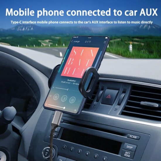 Type-C Converter Cable Type C to AUX Audio Extension Cord Car Speaker Headphone Adapter 3.5mm Jack - Image 3