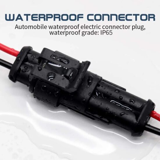 ⁦2Pin Connector Waterproof Male and Female Way 20AWG Wire Suitable for Car Truck Boat⁩ - الصورة ⁦3⁩