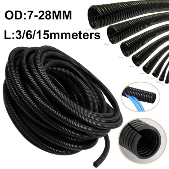 Heat insulator Tubing Sleeve Split Wire Loom Conduit Polyethylene