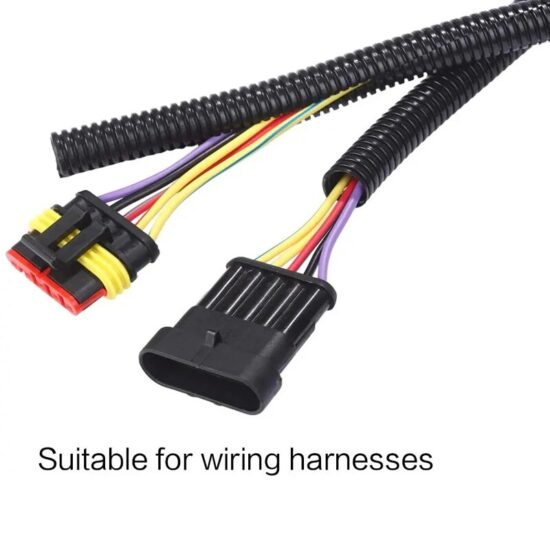 Heat insulator Tubing Sleeve Split Wire Loom Conduit Polyethylene - Image 3