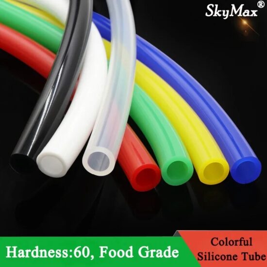Silicone Tube Flexible Rubber Hose Heat resistant Food Grade Soft Drink Pipe Water Connector 1 Meter ID 1-10 mm