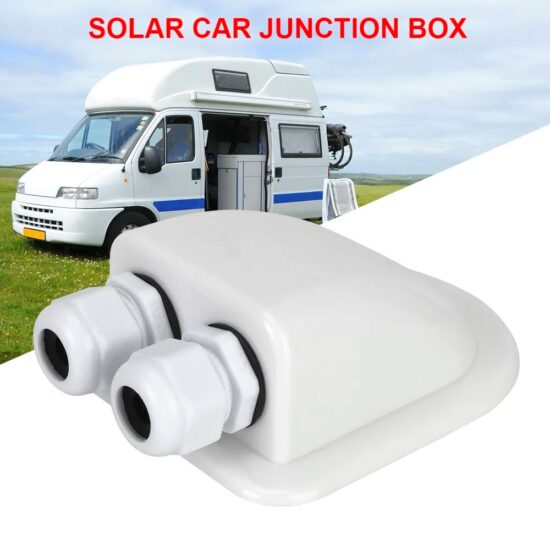 Box Cable Entry Gland Box Roof Caravan Solar Car Junction Wire Entry Cable Connector Holder Dual Hole