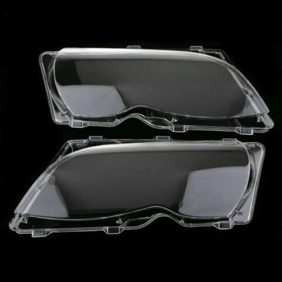 Headlight Light Lens Covers for BMW 3 Series E46-318i-320i-325i Sedan 2002-2005 - Image 2