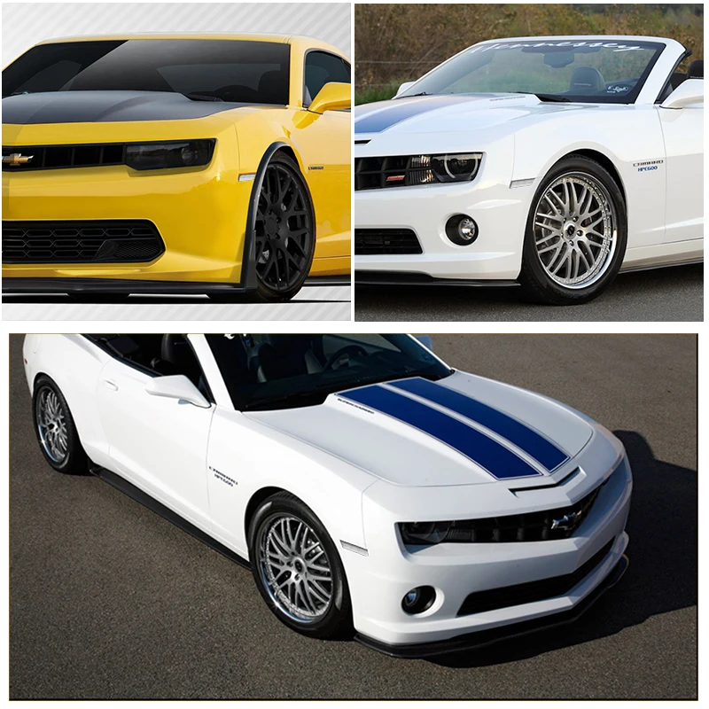 Lens Car Front & Rear Bumper Side Marker Light Covers Housings For 2010-2015 Chevrolet Camaro, 4PCS Lens Car Front & Rear Bumper Side Marker Light Covers Housings For 2010-2015 Chevrolet Camaro, 4PCS