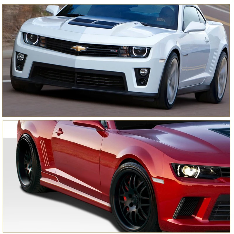 Lens Car Front & Rear Bumper Side Marker Light Covers Housings For 2010-2015 Chevrolet Camaro, 4PCS Lens Car Front & Rear Bumper Side Marker Light Covers Housings For 2010-2015 Chevrolet Camaro, 4PCS