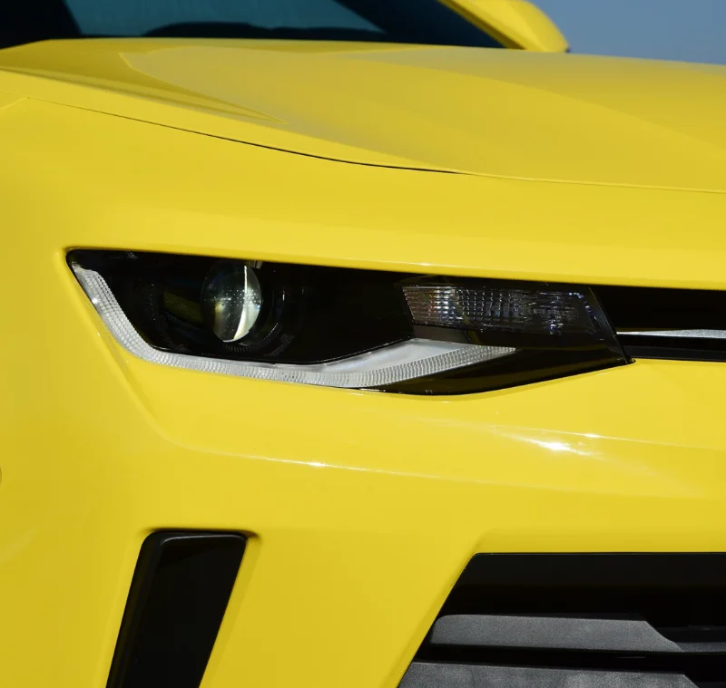 لسيارة شيفروليه كامارو 2016 2017 2018 غطاء للعدسات الأمامية غطاء زجاجي عاكس الضوء شفاف For Chevrolet Camaro 2016 2017 2018 Headlamp Lens Cover Headlight Glass Shell Transparent Lampshade Replace Original Lamp Shade