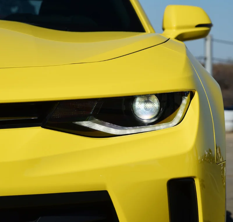 لسيارة شيفروليه كامارو 2016 2017 2018 غطاء للعدسات الأمامية غطاء زجاجي عاكس الضوء شفاف For Chevrolet Camaro 2016 2017 2018 Headlamp Lens Cover Headlight Glass Shell Transparent Lampshade Replace Original Lamp Shade
