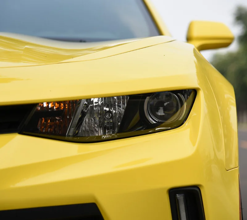 لسيارة شيفروليه كامارو 2016 2017 2018 غطاء للعدسات الأمامية غطاء زجاجي عاكس الضوء شفاف For Chevrolet Camaro 2016 2017 2018 Headlamp Lens Cover Headlight Glass Shell Transparent Lampshade Replace Original Lamp Shade