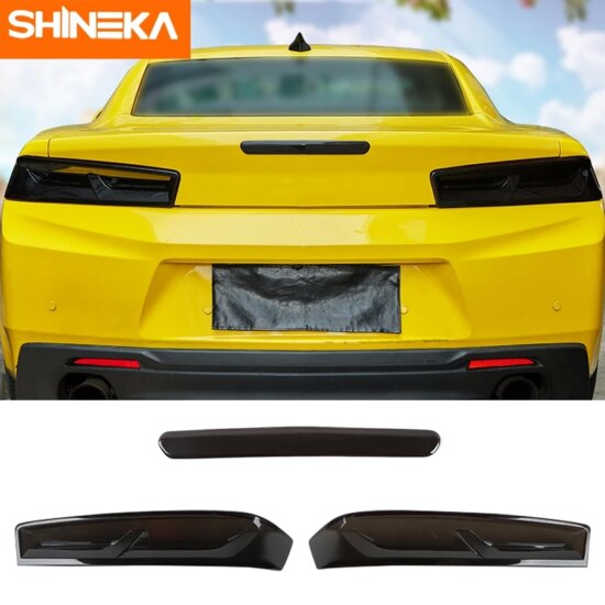 Lamp Hoods For Chevrolet Camaro 2016-2018 ABS Car Rear Taillight High Brake Light Decoration Cover