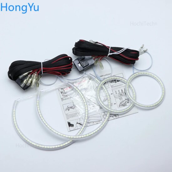 led Angel Eyes kit For Chevrolet Chevy Camaro 2010-2013 Super Bright white daytime running light DRL - Image 2