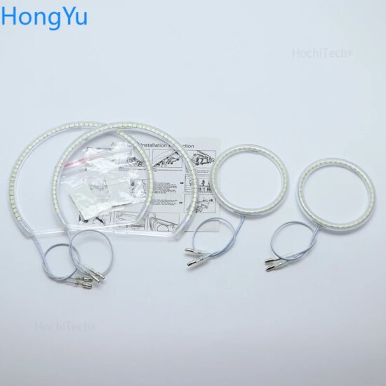 led Angel Eyes kit For Chevrolet Chevy Camaro 2010-2013 Super Bright white daytime running light DRL - Image 4