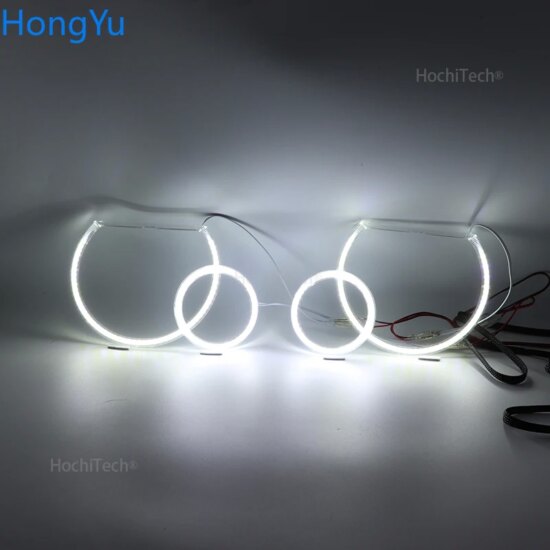 led Angel Eyes kit For Chevrolet Chevy Camaro 2010-2013 Super Bright white daytime running light DRL - Image 3