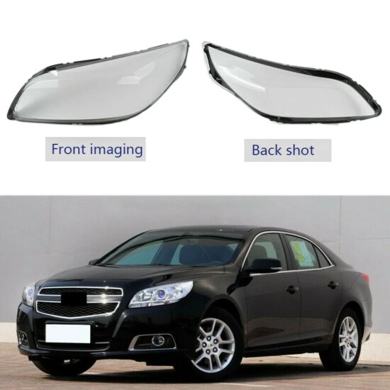 Car Headlight Lens Glass Lampcover  For Chevrolet Malibu 2012-2014 - Image 2