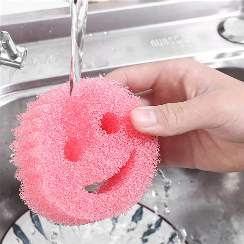 Dishwashing Sponge Cloth Strong Scouring Pad Miracle Sponge Household Kitchen Bathroom Magics Cleaning Wipe