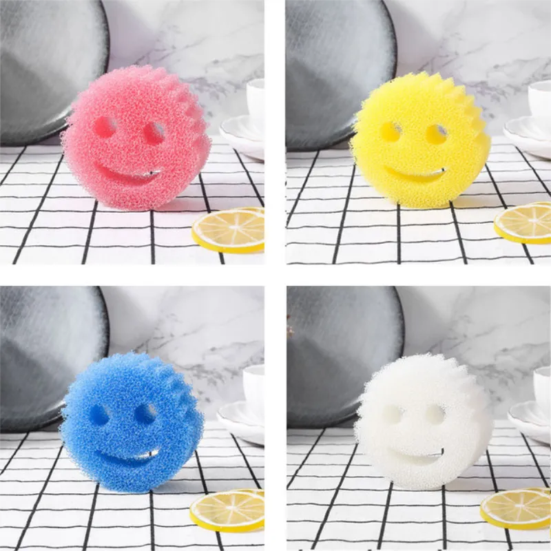 Dishwashing Sponge Cloth Strong Scouring Pad Miracle Sponge Household Kitchen Bathroom Magics Cleaning Wipe